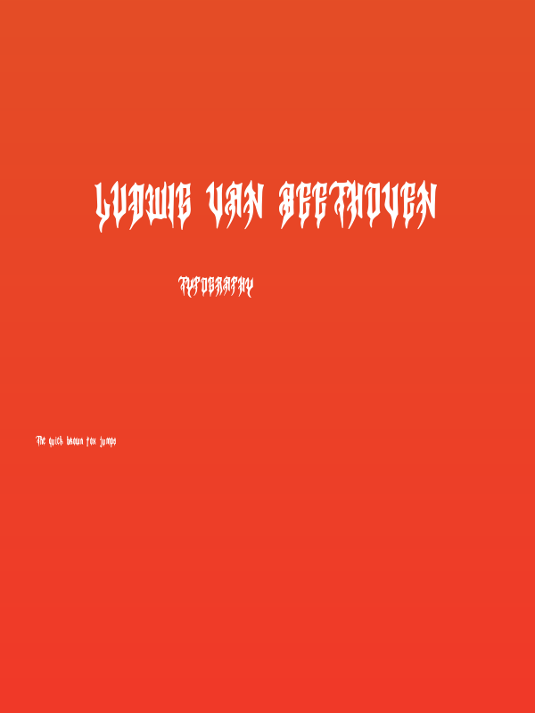 Ludwig van Beethoven Poster