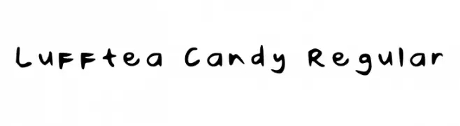 Lufftea Candy Regular  les polices de caract&egrave;res gratuit t�l�charger