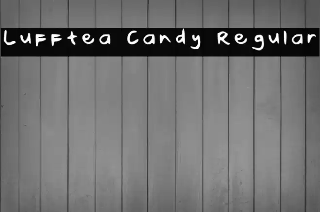 Lufftea Candy Regular  examples
