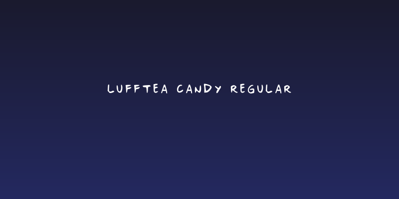 Lufftea Candy Regular Social Header