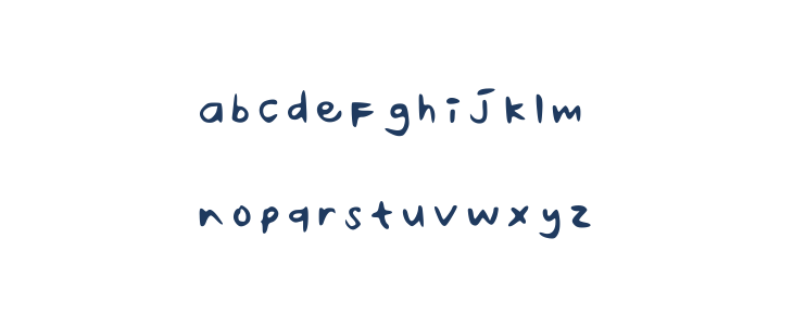 Lufftea Candy Regular Lowercase