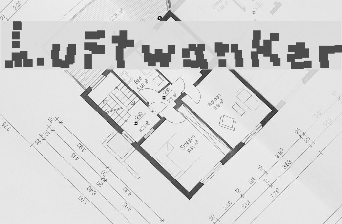 Luftwanker Font examples