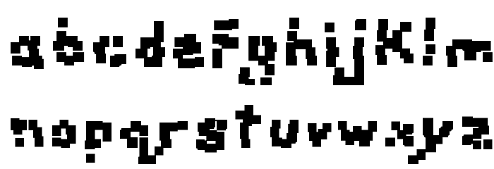 Luftwanker Font LOWERCASE