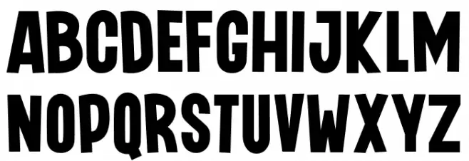 Lugate Schriftart Groß