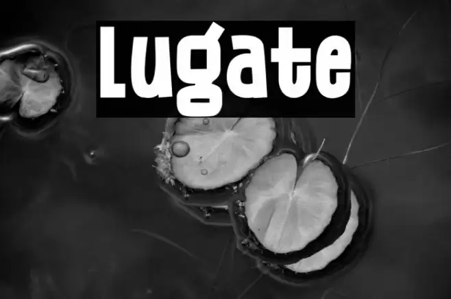 Lugate Font examples