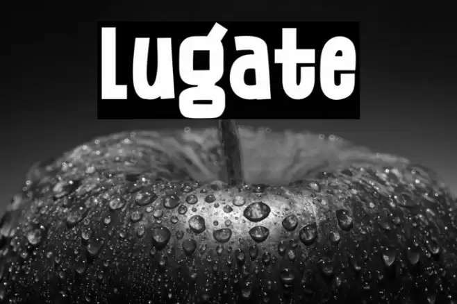 Lugate Font examples