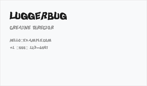 LuggerBug Business Card