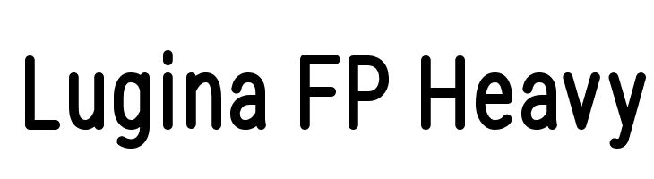 Lugina FP Heavy Font