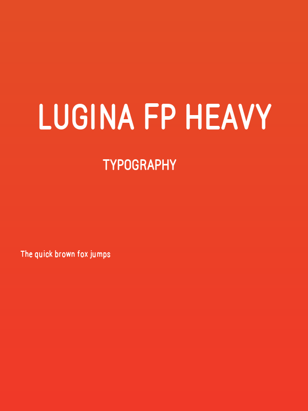 Lugina FP Heavy Poster