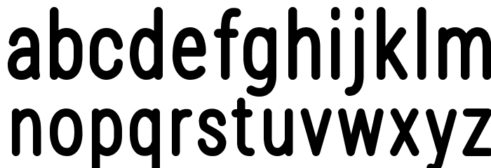 Lugina FP Heavy Font LOWERCASE