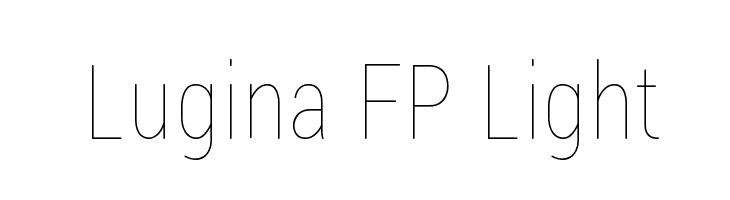 Lugina FP Light Font