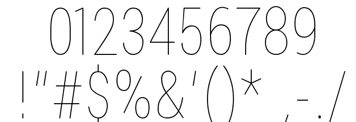Lugina FP Light Font OTHER CHARS