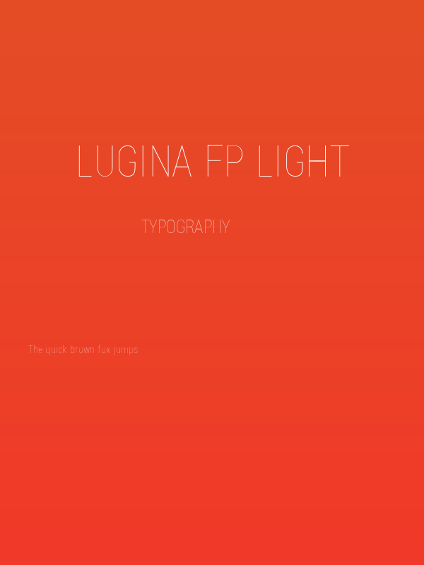 Lugina FP Light Poster