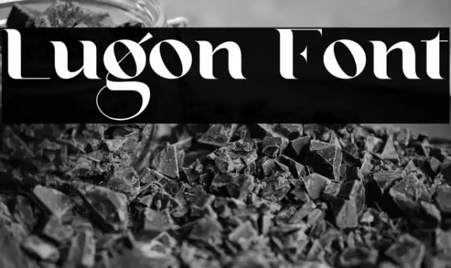 Lugon Font examples