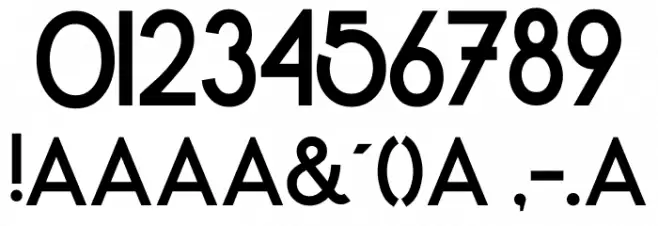 Lugos Font OTHER CHARS