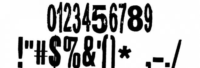 Lugosi Font OTHER CHARS