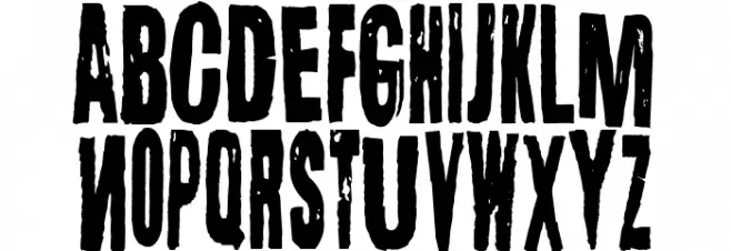 Lugosi Font LOWERCASE