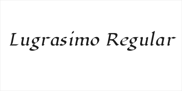 Lugrasimo Regular Logo