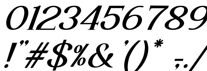 Luimp Bold Italic Font OTHER CHARS
