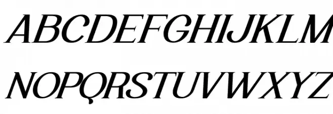 Luimp Bold Italic Schriftart Groß