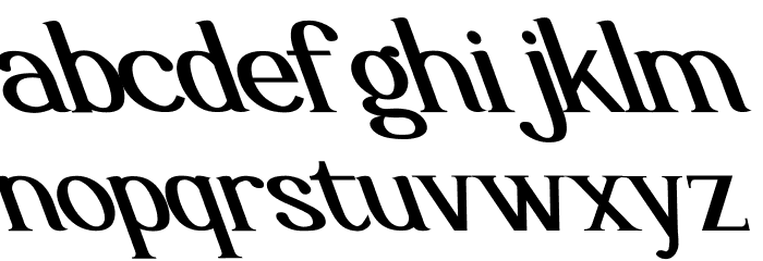 Luimp Bold Oblique Font LOWERCASE