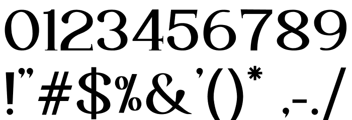 Luimp Bold Font OTHER CHARS