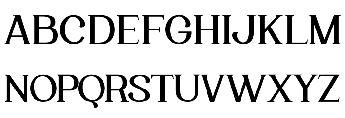 Luimp Bold Schriftart Groß