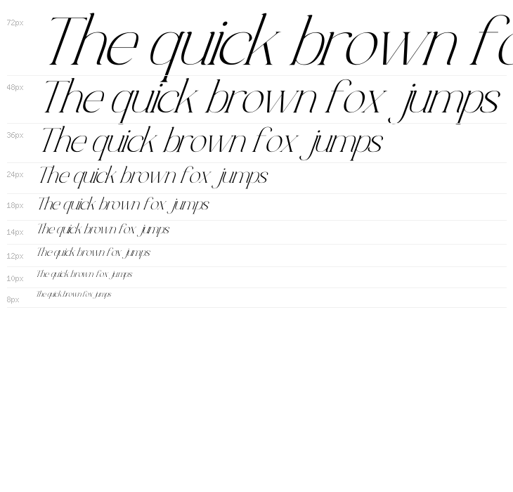 Luimp Light Italic Waterfall