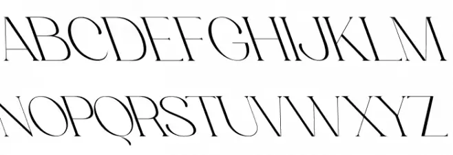 Luimp Light Oblique Polices MAJUSCULES