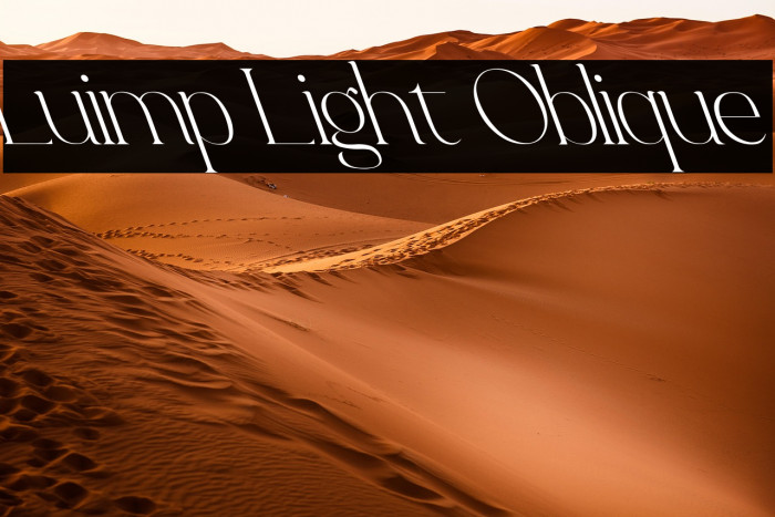 Luimp Light Oblique Example 1