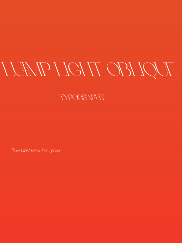Luimp Light Oblique Poster