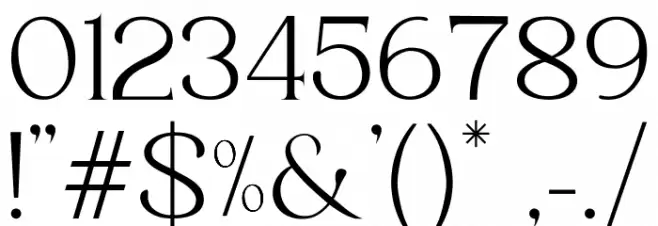 Luimp Font OTHER CHARS