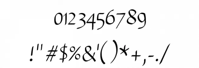 Luis Candara Font OTHER CHARS