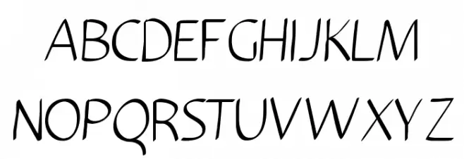 Luis Candara 字体 大写