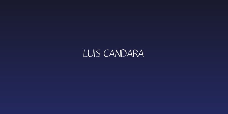 Luis Candara Social Header