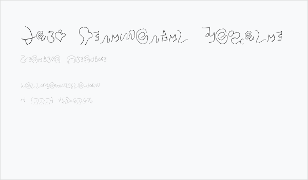 Luis Ornamental Regular Business Card