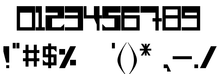 Luis Smat TX Normal Bold Font OTHER CHARS