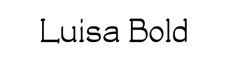 Luisa Bold  Descarca Fonturi Gratis