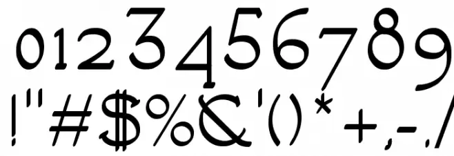 Luisa Bold Font OTHER CHARS