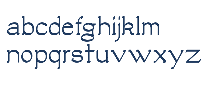 Luisa Bold Lowercase