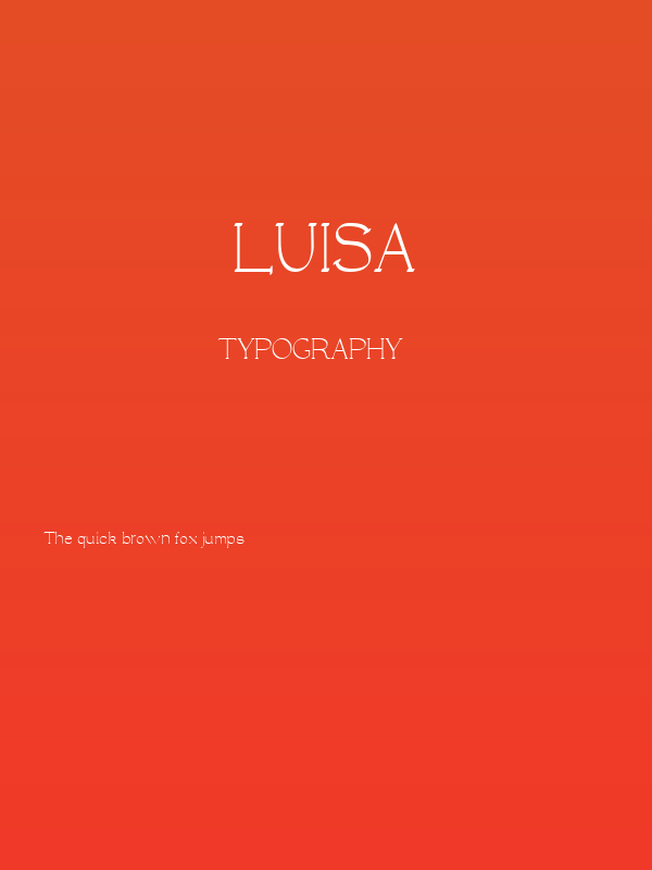 Luisa Poster