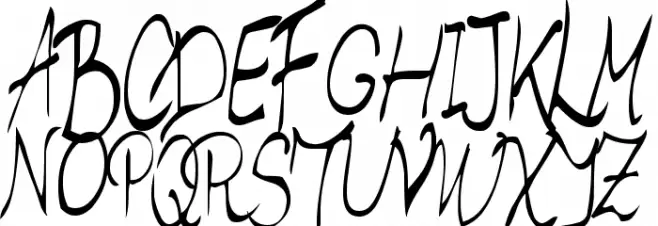 Luismi Murder Schriftart Groß