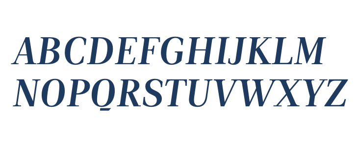 LuissSerif-BoldItalic Uppercase