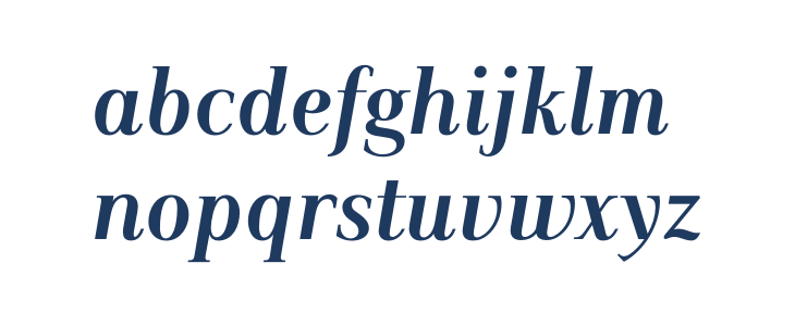 LuissSerif-BoldItalic Lowercase