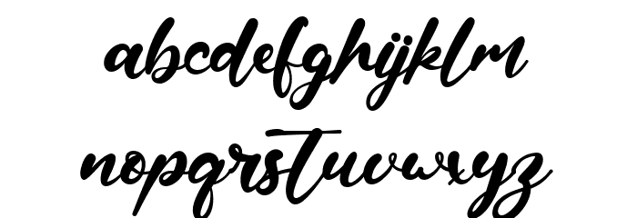 Luke Osmond Font LOWERCASE