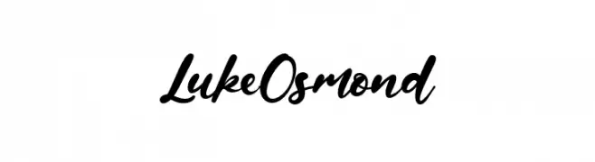 LukeOsmond  Frei Schriftart Herunterladen