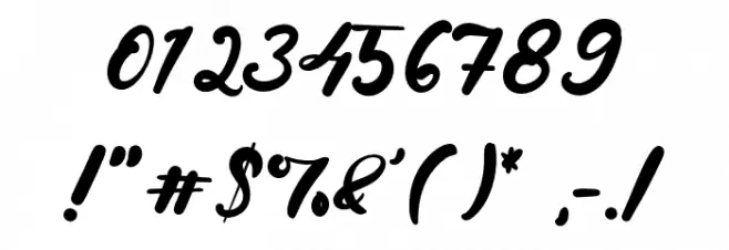 LukeOsmond Font OTHER CHARS