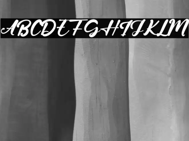 LukeOsmond Font examples