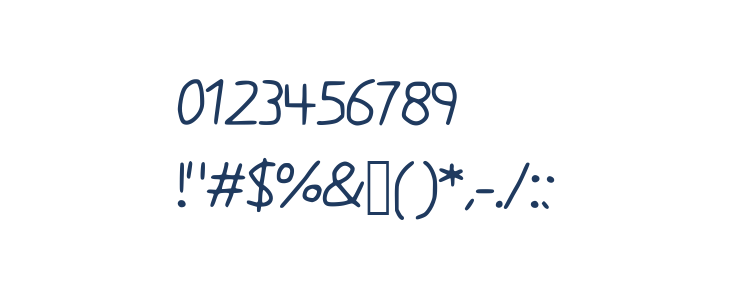 Luki_s_Handwrited_Font Other Characters