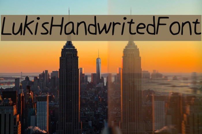 Luki_s_Handwrited_Font Example 1